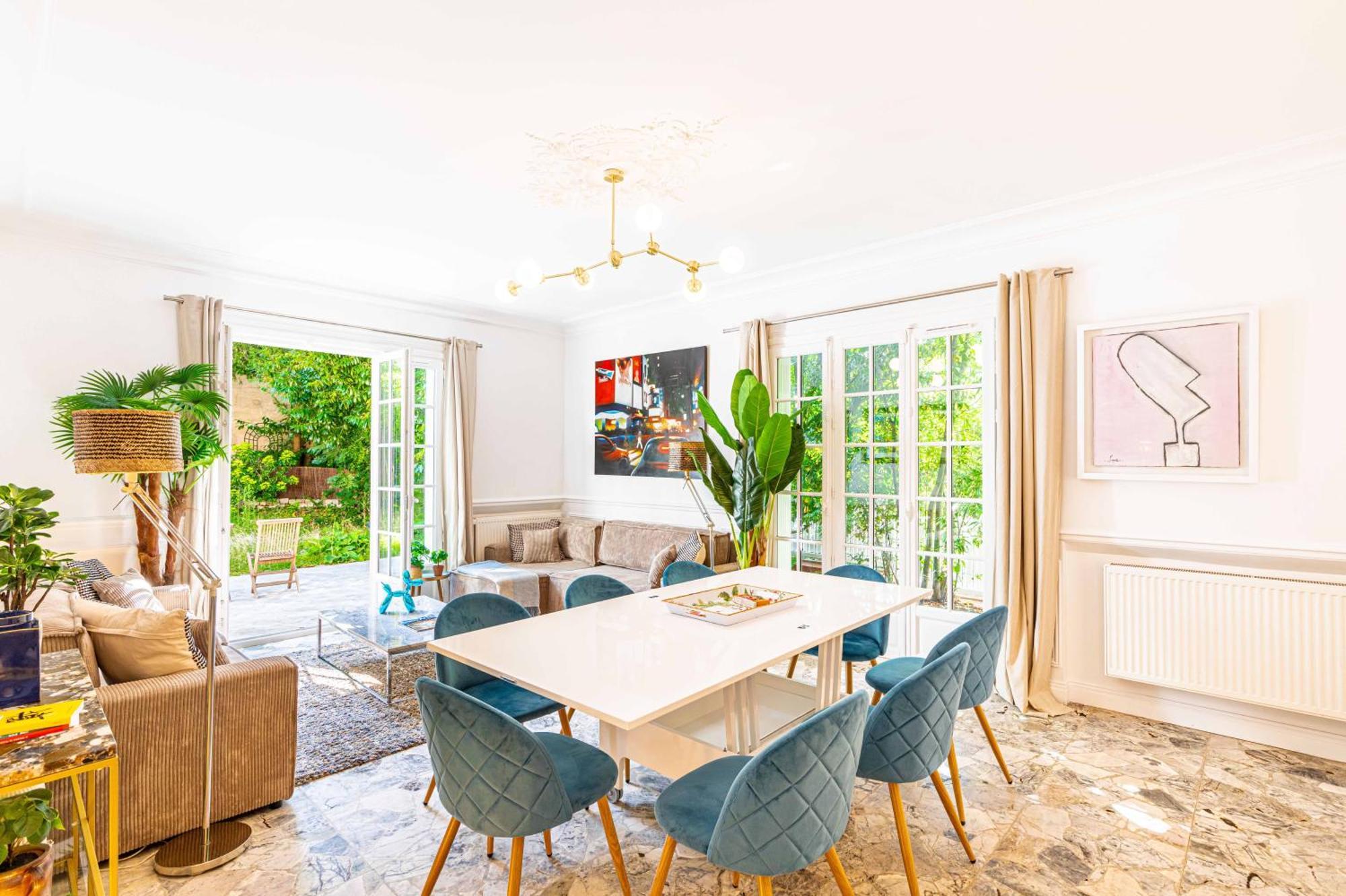 Grand & Classy Apartment With Private Garden, Villa Des Ammonites Meudon Extérieur photo