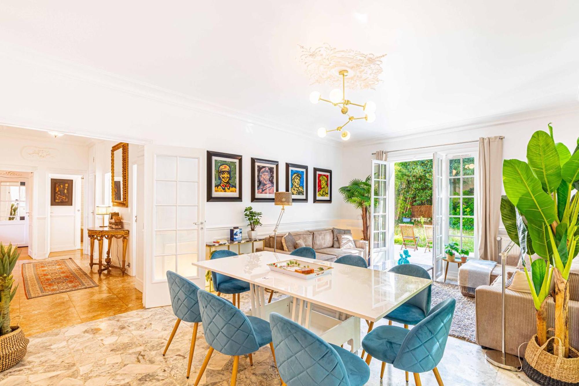 Grand & Classy Apartment With Private Garden, Villa Des Ammonites Meudon Extérieur photo